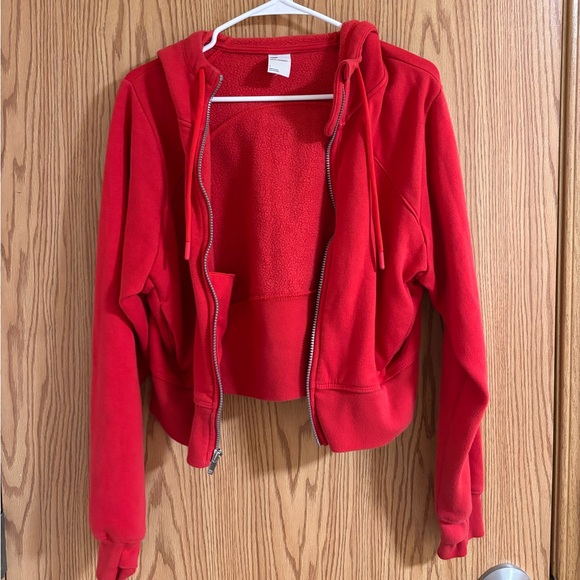 Red Zip Up - Picture 3 of 4